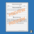 Writing with FRAMEs The Elementary Edition: The Persuasive Essay